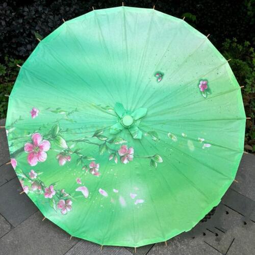 New 84CM Creative Paper Umbrella Chinese Traditional handmade painting craft umbrellal Gift Stage Performance Prop Dance Parasol
