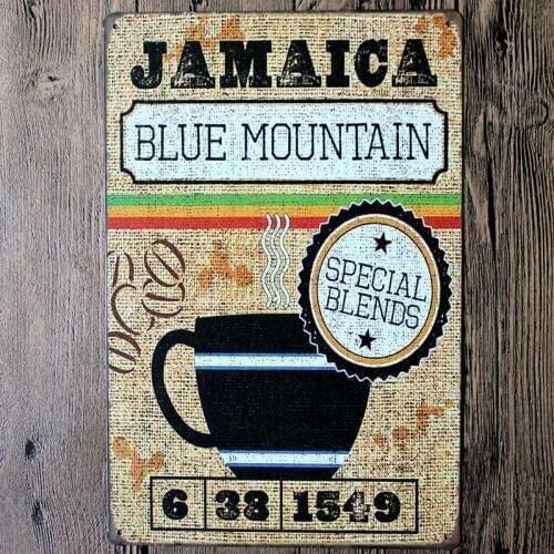 Coffee Tin Signs Metal Plate Wall Pub Home Art Party Restaurant Decoration Vintage Iron Poster Cuadros DU-5158