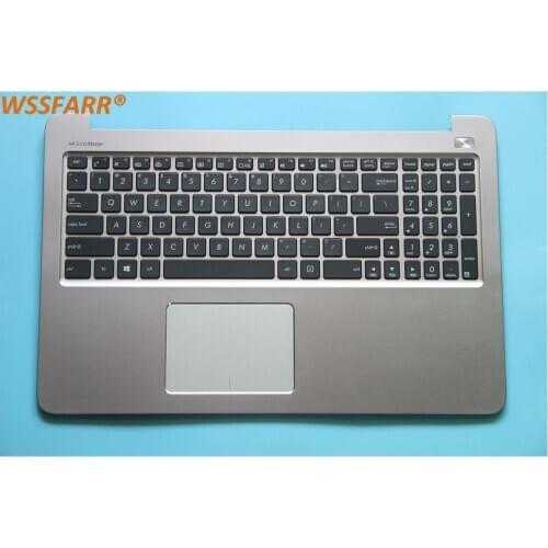 Original For ASUS K501 K501LB K501U K501UB Laptop US Keyboard Cover Palmrest with Touchpad 100% tested ok
