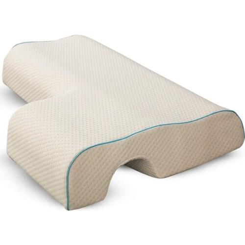 Couples Pillow Arched Cuddle Pillow with Slow Rebound Memory Foam for Arm Rest Hand Pillow CLH@8