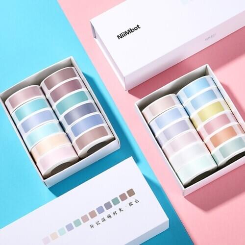 D11 Niimbot Label printer paper Printing Label Waterproof Anti-Oil Price Label Pure Color Scratch-Resistant Label Sticker Paper