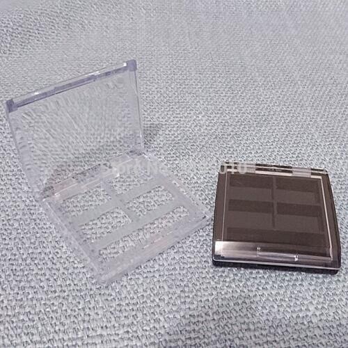 Empty Eye Shadow Eyeshadow Firm Palette Case Makeup Tool Cosmetics DIY Box Case Black eyeshadow pallete F332