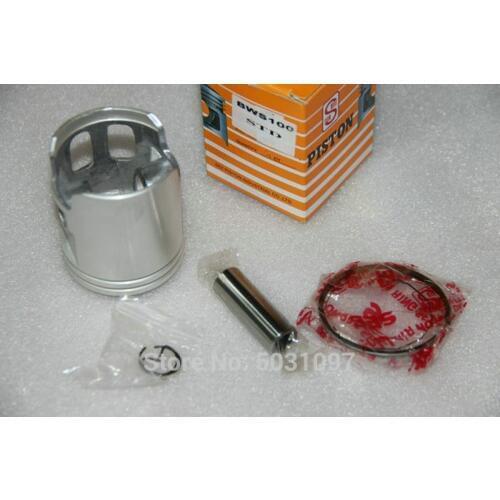Free shipping motorcycle BWS100 standard piston & ring set kit For Yamaha 100cc 2 stroke scooter BWS 100 standard cylinder used