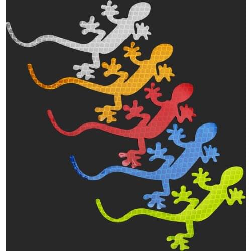 Car Reflective Strips Gecko Shape Warning Sticker for Citroen C4 C5 C3 Picasso Xsara Berlingo Saxo DS3 Xantia DS4 C8