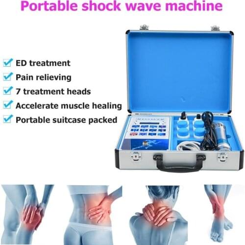 Top Quality ED Extracorporeal Shock Wave Therapy Equipment Shockwave Machine Pain Relief Massager Host Separable Device