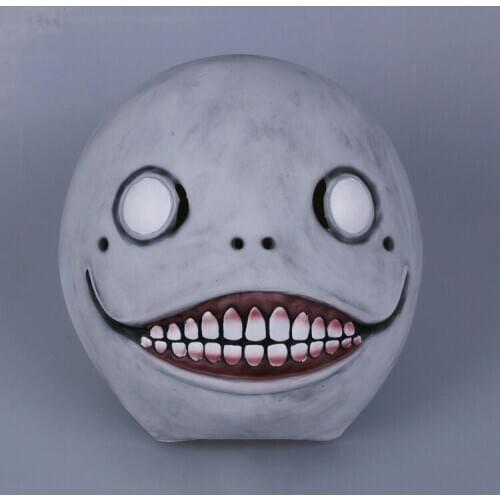 High Quality Game NieR:Automata Cosplay Headgear Emil Headgear Mask Halloween Party Cosplay Funny Headgear Mask