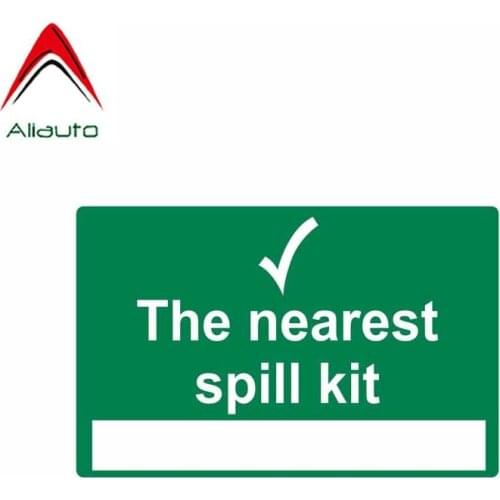 Aliauto Funny Car Sticker Personality The Nearest Spill Kitaccessories PVC Decal for Opel Corsa Hyundai Creta Vw Beetle,14cm*9cm