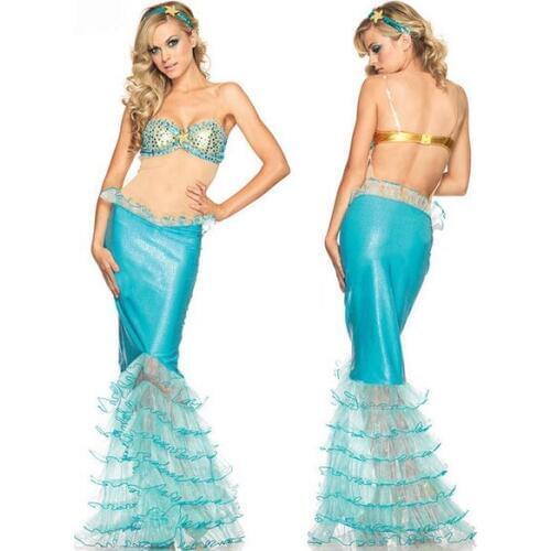 Sexy Imitation Leather Mermaid Tail Costume Temptation Cosplay Uniform Long Dress Porn Lace Tight Lingerie Disfraz Mujer CE77