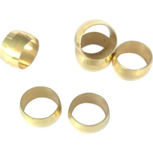 10 PCS EARTH STAR 8mm Compression Fitting Olive Parts for Oil Connection Pipe Promotion Price