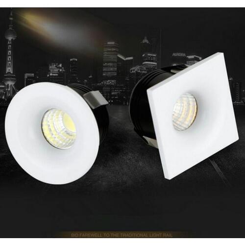 20pcs/Lot 3W Mini LED downlight white round ceiling spot lights 110V 220V LED panel light Recessed Aluminum lamp Warm White