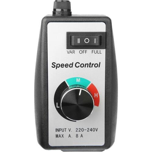 EU Variable Fan Router Speed Controller Electric Stepless Governor Motor Rheostat Motor Controller Tools For Fans Lighting Pump