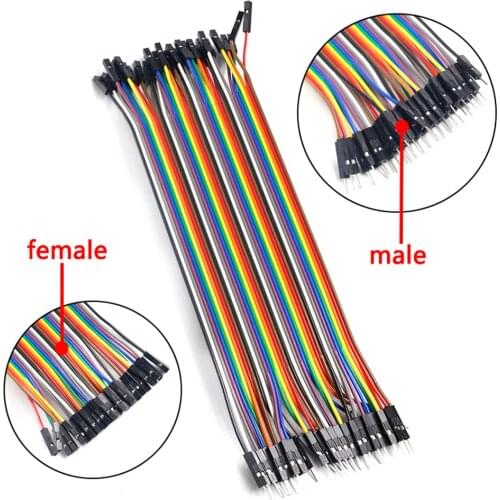 40 Pin Dupont Line 10cm/20CM/30CM Male to Male+Female to Male + Female to Female Jumper Wire Dupont Cable