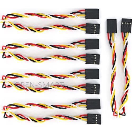 5PCS 4-Pin Female to Female Dupont Line Wire 2.54mm 4-Pin Dupont Line for Module for Arduino