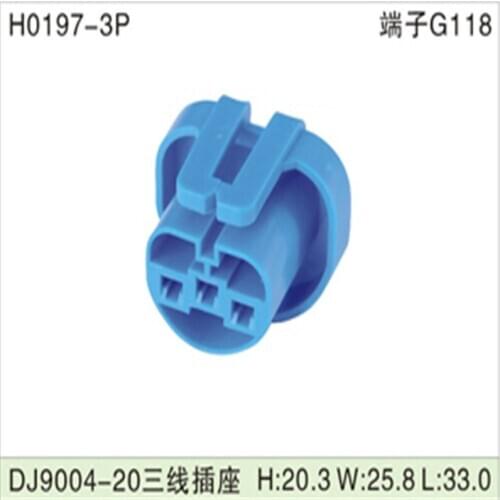 Free shipping 500pcs DJ9004-20 3Pin AMP Car Electrical Wire Connectors for VW,BMW,Audi,Toyota,NISSAN AND other