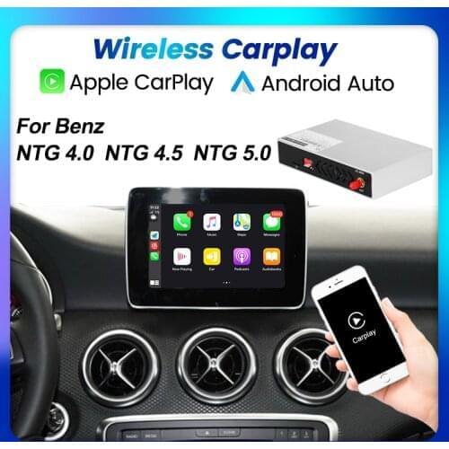 Wireless Apple CarPlay Android Auto Retrofit For Mercedes Benz C Class GLC CLA iSmart Auto W204 W205 W203 W253 W117 SIRI Control