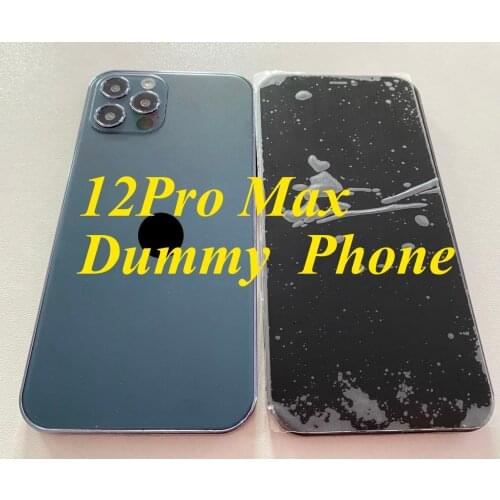Black screen Dummy fake phone model for iphone 12 Pro Max For Showpiece Display or Funny, Joke Props With Free case