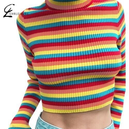 Женские вязаные пуловеры CHRLEISURE China At AliExpress