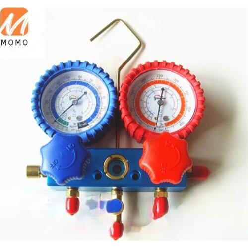 R134 R410A air conditioner parts appliance parts refrigeration Charging Hose Brass three way Digital manifold gauge set