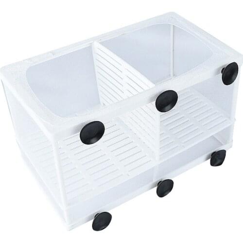 Aquarium Fish Breeding Box, Fish Isolation Box Breeder for Fish Tank Hatchery Incubator for Baby Fishes Shrimp Clownfish Guppy