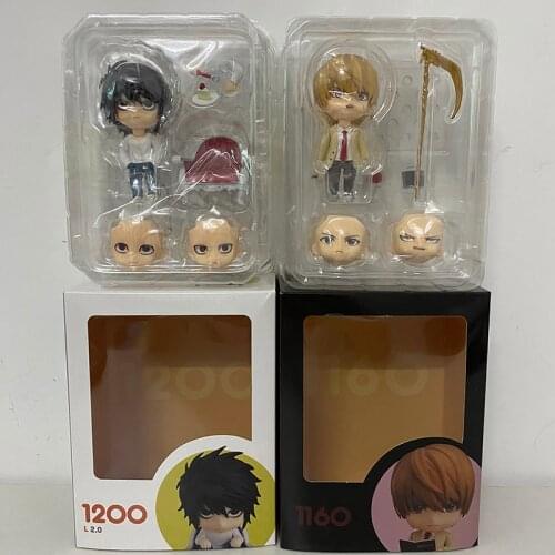 Death Note Figure #1160 Light Yagami Action Figure #1200 2.0 Lawliet Collectible Model Toy