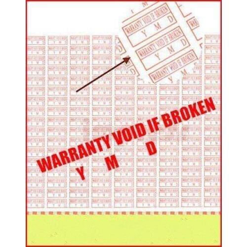 Product warranty for Warranty Seal Temper Proof Warranty Label Sticker 1000pcs 13X6mm