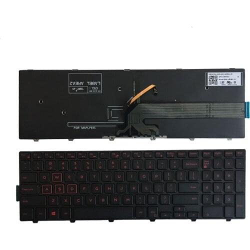 US keyboard For Dell Inspiron 15-5577 5576 5749 7557 7559 3541 3542 3543 5542 5545 Laptop English Keyboard With Backlit/frame