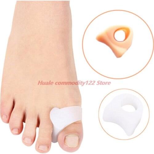 New 1Pair Gel Bunion Protector Toe Corrector Straightener Alignment Separator Spreader