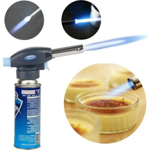 Cooking Baking Flamethrower Portable Flame Nozzle BBQ Welding Torch Blowing Gun Kitchen Restaurant Outdoor Tool Cooking Baking