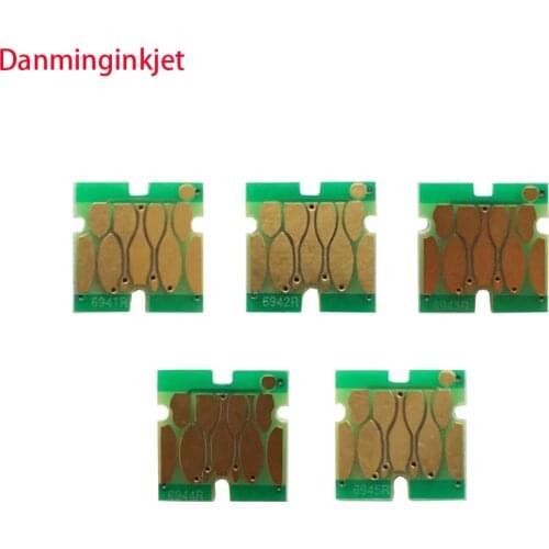 1set Permanent chip T6941 T6942 T6943 T6944 T6945 for Epson SureColor T7000 T5000 T3000 Printer auto reset chips