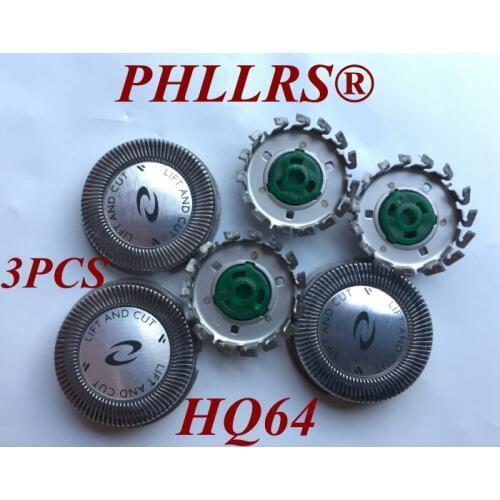 3Pcs HQ64 razor blade replace Head for PHILIPS Shaver HQ7320 HQ7340 HQ7380 HQ7360 HQ7390 HQ7110 HQ7120 HQ7140 PT710 PT715