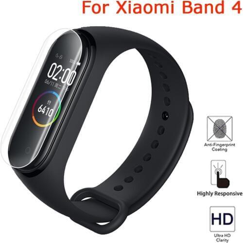 Screen Protector for Mi Band 4 Bracelet Ultra Thin HD Soft TPU Protective Cover Guard Film for Xiaomi Mi Band 4 Accessories