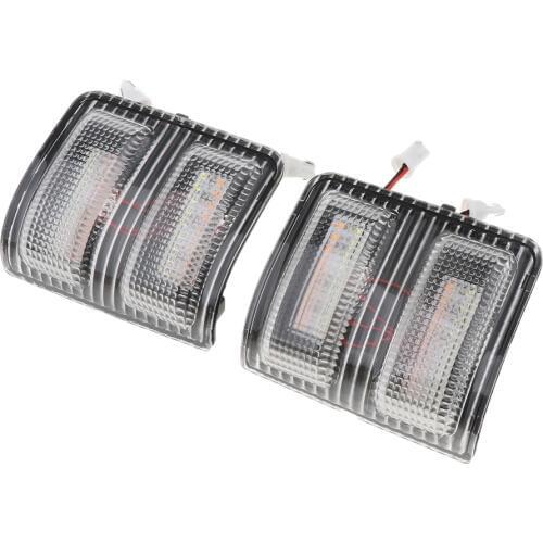 Yellow White Light Switchback LED Side Mirror Marker Light Turn Signal Lamp for Ford F-150 13-14,F-250,F-350,F-450,F-550 08-16