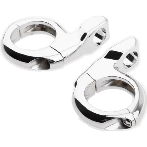 1'' 25mm Motorcycle Handlebar Turn Signal Mirror Mount Clamp Adapter for Yamaha Motorbike Black