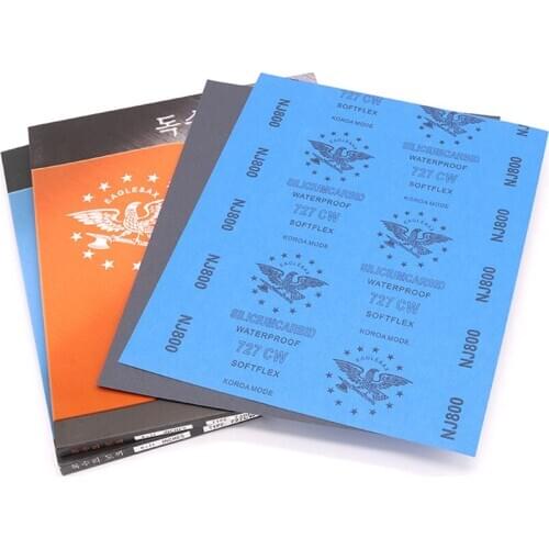 1/5PCS 9'' x 11'' Wet or Dry Sandpaper 80 - 10000 Grit Abrasive Sanding Paper Sheets