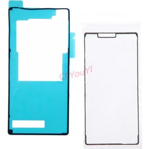 10 Set/lot LCD Frame Front Housing + Battery Back Cover Waterproof Adhesive Sticker Glue Tape For Sony Xperia Z3 D6603 D6633