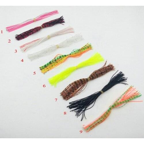 10pcs 125mm Long Fake Bait Lure Fly Fishing Bait Silicone Materials in Bunnches Color Send in Random First Check Buyers Choice