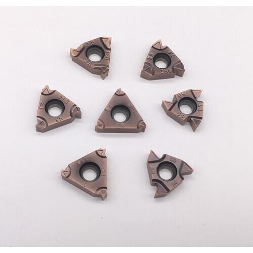 10PCS 16ER M AG60 AG55 1.0 1.5 2.0 2.5 3.0 Lathe Stainless Steel And Steel Parts Are Universal Carbide Inserts CNC Machine Parts