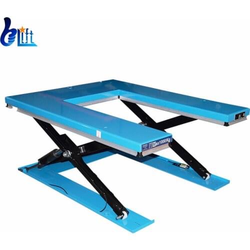 1500kg Stationary Electric Hydraulic U Type Scissor Lift Table