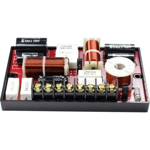 200W 3 Way Frequency Divider Tweeter Mid Range Woofer Crossover Board 800Hz-3.5KHz Speaker Filter Car Audio Home Theater