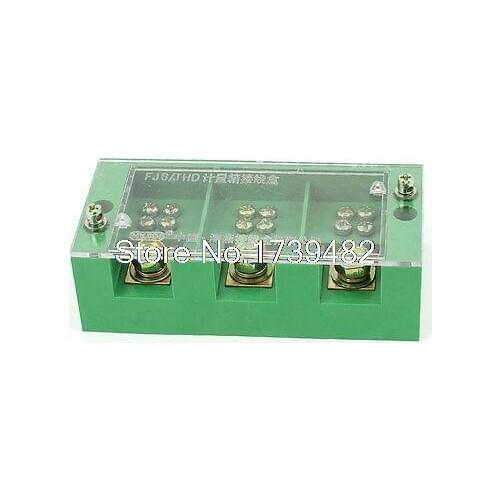 660V 30A 3Phase Power Distribution Block Terminal Junction Box for 6 Meters