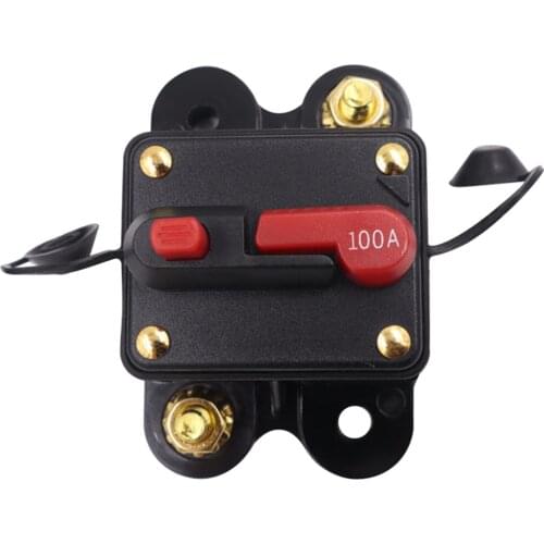 Car Accessories Zinc Alloy Easy Operation Automatic Current Waterproof Design Marine Boat Bakelite Auto Reset Circuit Breaker