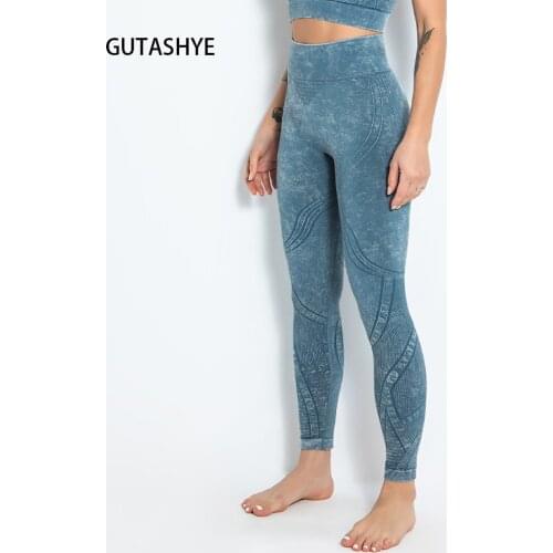High Waist Yoga Pants Seamless Women Sports Leggings Fitness Solid Athletic Long Tights Gym Running Trousers Girls Pants