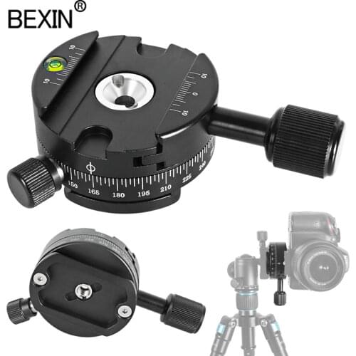 Camera Quick Release Clamp 360 Degree Rotate Mount Clamp Dslr Base Plate Adapter For tripod ball head Arca Swiss Clamp