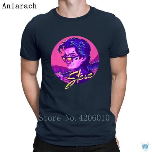 Stranger Things Steve Harrington T-Shirt Classical Fit Slogan Trend Mens Tshirt 100% Cotton Designer Top Quality 2018