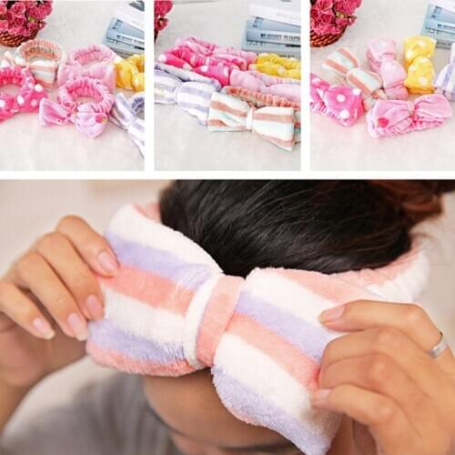 Coral Fleece Soft Headband Cross Top Kont Hairband Elastic Hair Band For Women Girls Wash Face Turban Headwear Hair Accessories