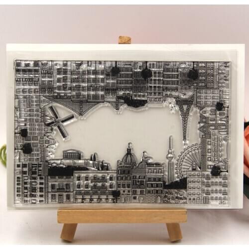 ZFPARTY Background Clear Stamps for Scrapbook Paper Craft