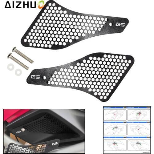 For BMW R1200GS LGR 1200GS motorcycle Stainless Steel Air Intake Grille Cover Radiator Guard protector 2013 2014 2015 2016