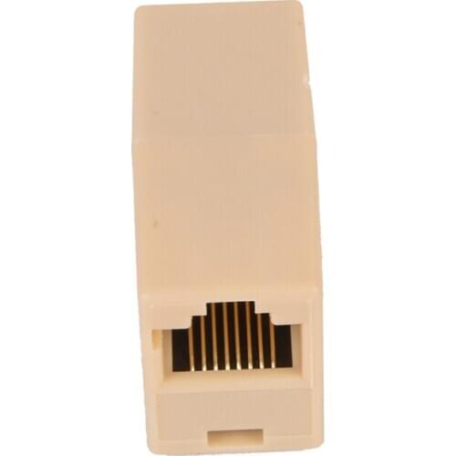 1/5pcs Network Ethernet Dual Straight Head Lan Cable Joiner Coupler RJ45 CAT 5 5E 6 6a Extender Plug Network Cable Connector