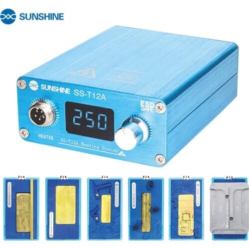 SS-T12A Motherboard CPU Desoldering Heating Station For iPhone 11 Por MAX XS X Frame CPU IC Chip Disassembly Heating Repair Set