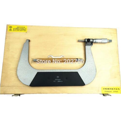 XIBEI brand 175-200mm* 0.01mm micrometer with counter Digital Micrometer counter outside micrometer Top quality